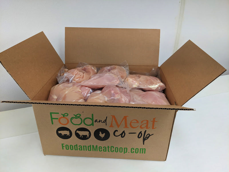 What to expect when buying "minimally processed" fresh chicken breast in bulk through the co-op